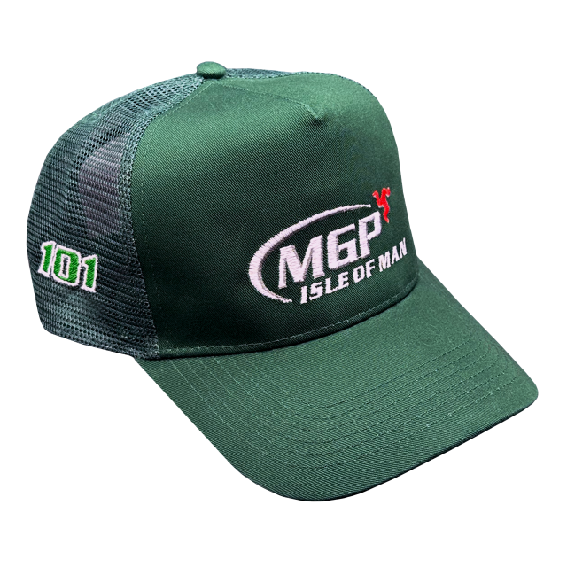 MANX GRAND PRIX - GREEN TRUCKER CAP 24MGP-GC